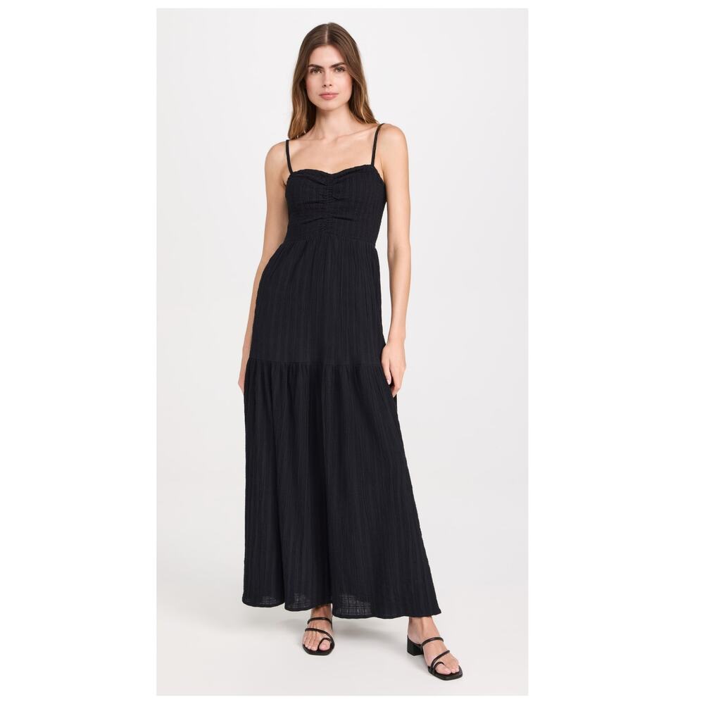 LSPACE Mallorca Smocked Cover-Up Maxi Dress Size Small